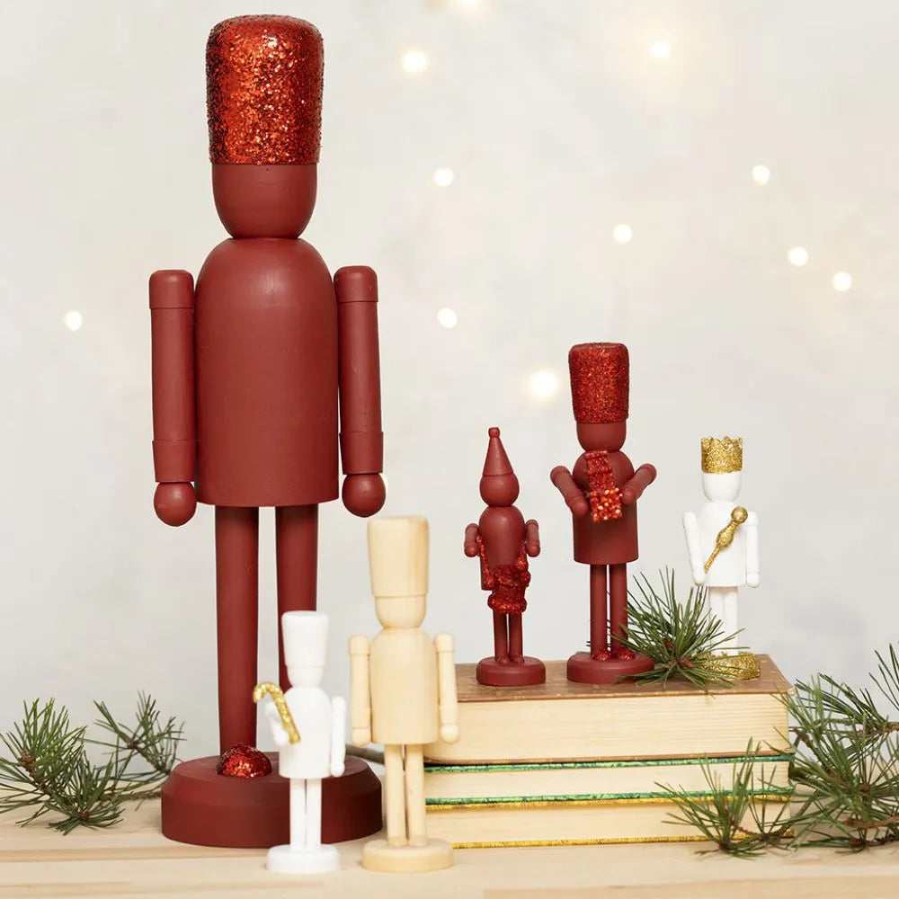 Wooden Soldier Body Stick Figure -18cm